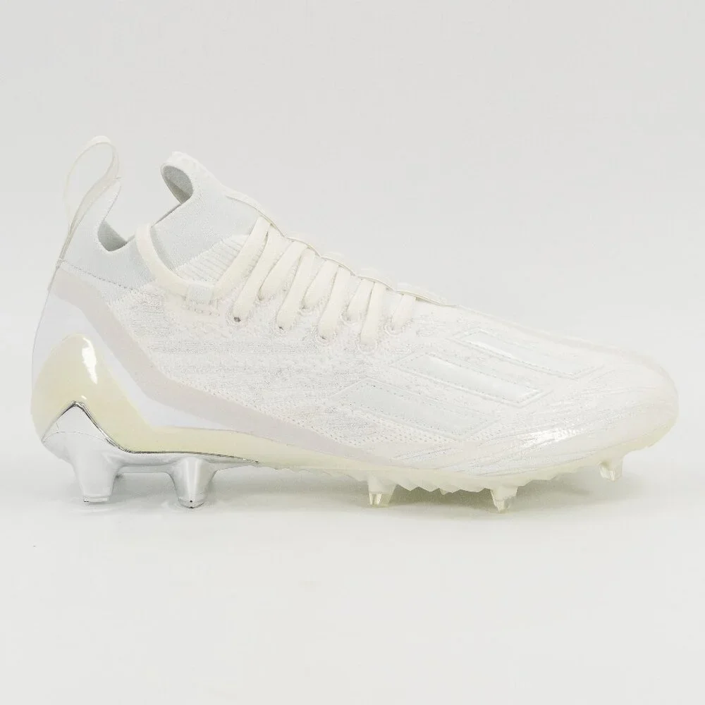 Adidas Adizero Primeknit 'White Silver Metallic' GX5420 Football Cleats